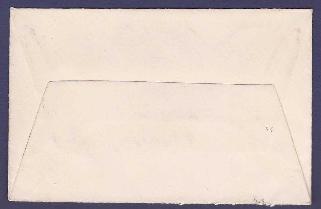 Gambie Gambia Nice Paquebot Southampton handstamps on Coronation values  dated 13 DE 37  to Sheffield  England — Verso