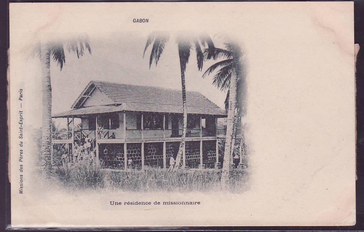 CPA Gabon Une residence de missionnaire