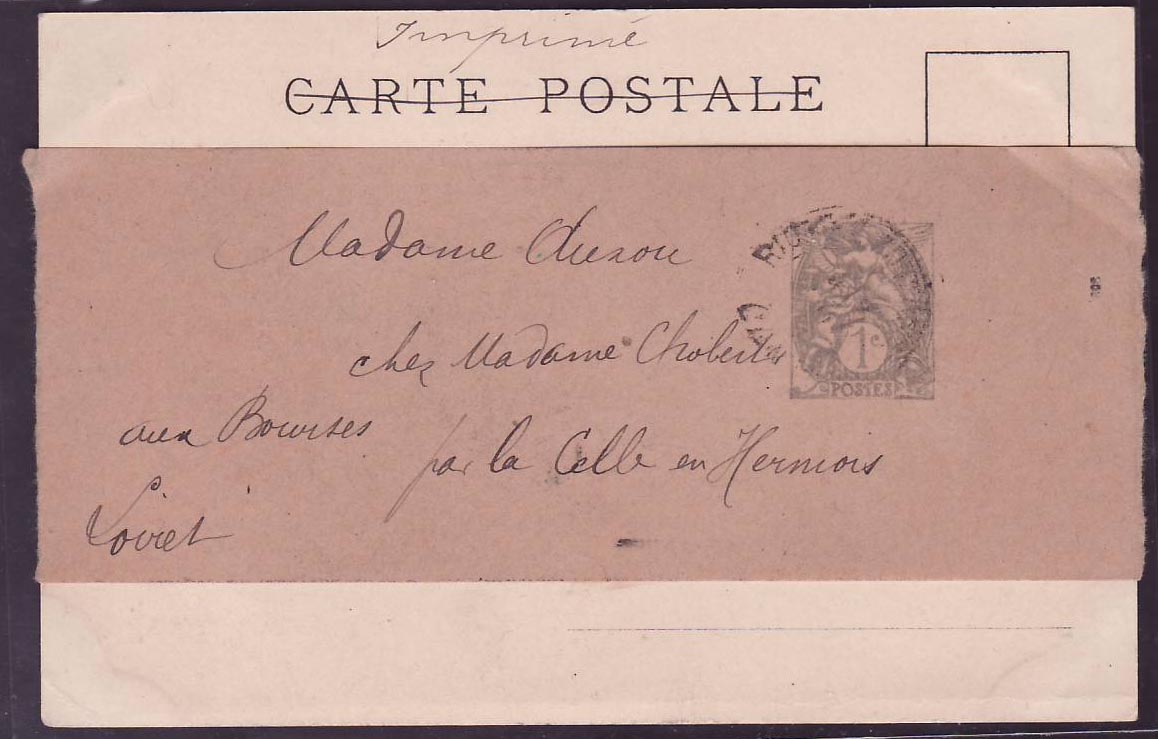 CPA Gabon Une residence de missionnaire — Rückseite