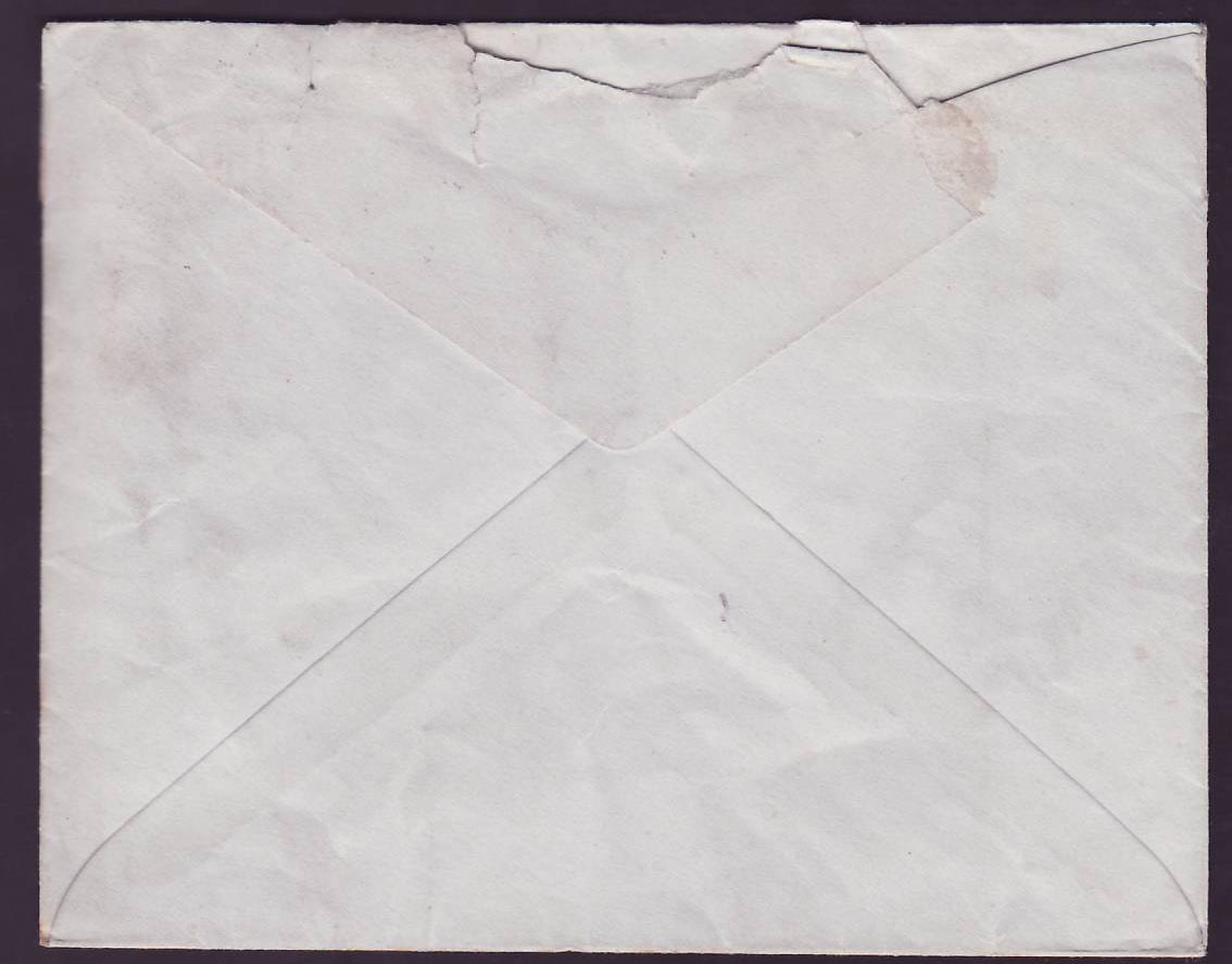 Gambie — Lettre aérienne vers l'Angleterre — Elder Dempster Lines — Rückseite