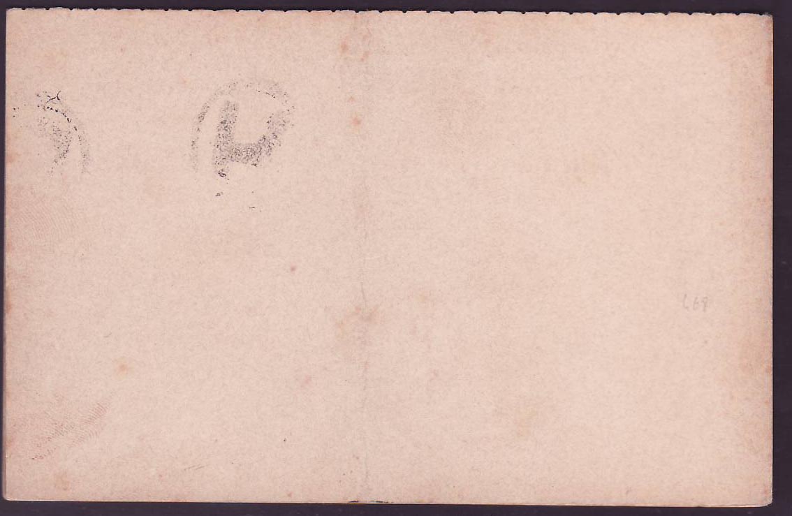 Gambia Gambie 1p Postal stationary canc Bathurst 1898 for London   England — Verso