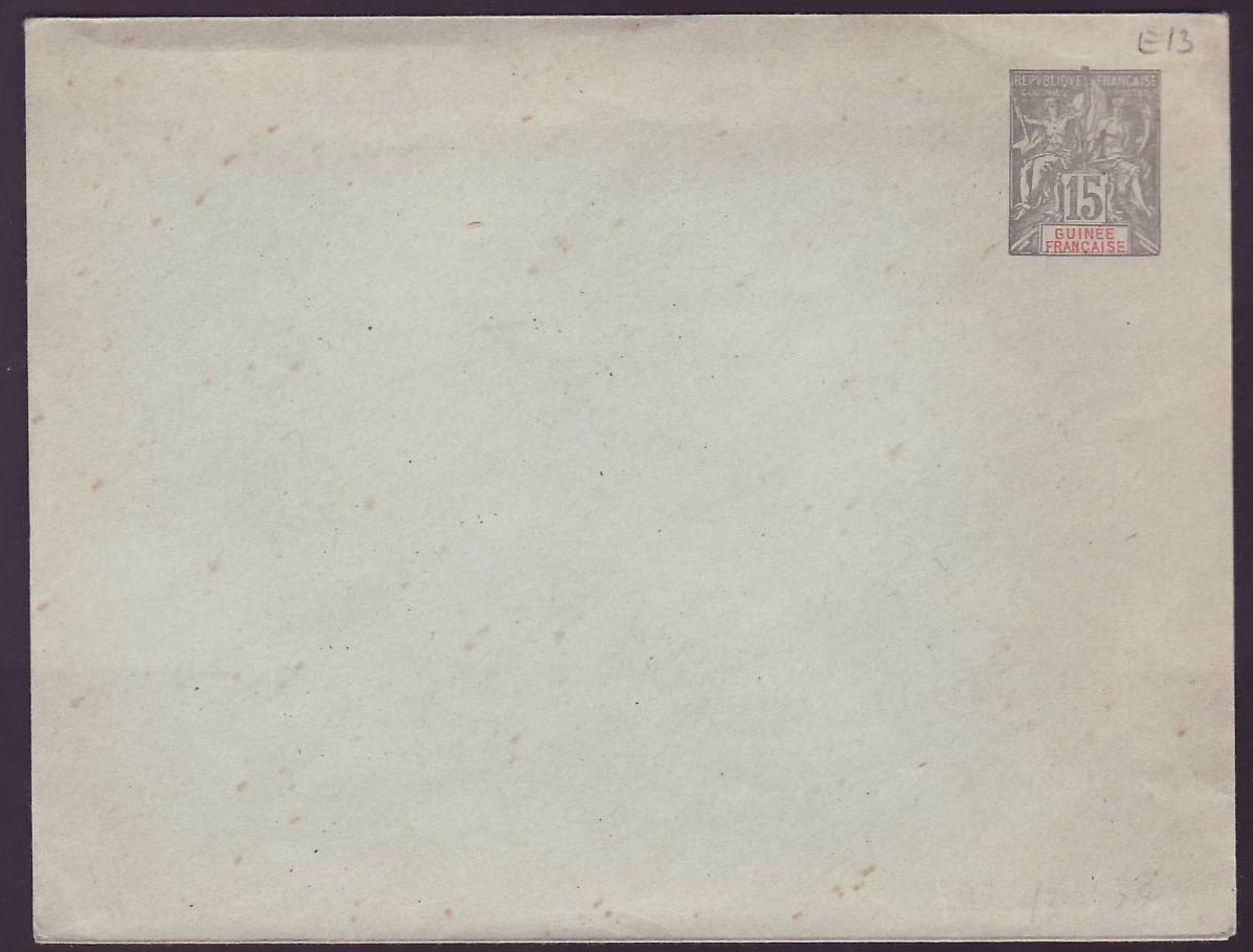 Guinee Entier Postal Type Groupe 15c Neuf