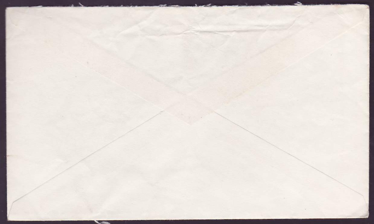 St Lucia Lucie Cover with Monchy NO 11 72 cds (small office) to Castries — Rückseite