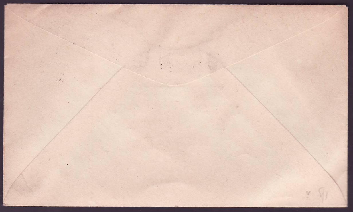 St Lucia Lucie Cover 1946 to London  England — Rückseite