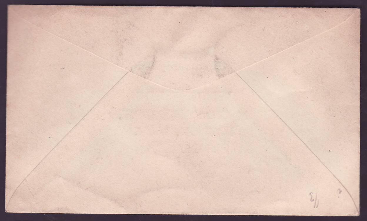 St Lucia Lucie Cover 1946 to London  England — Rückseite