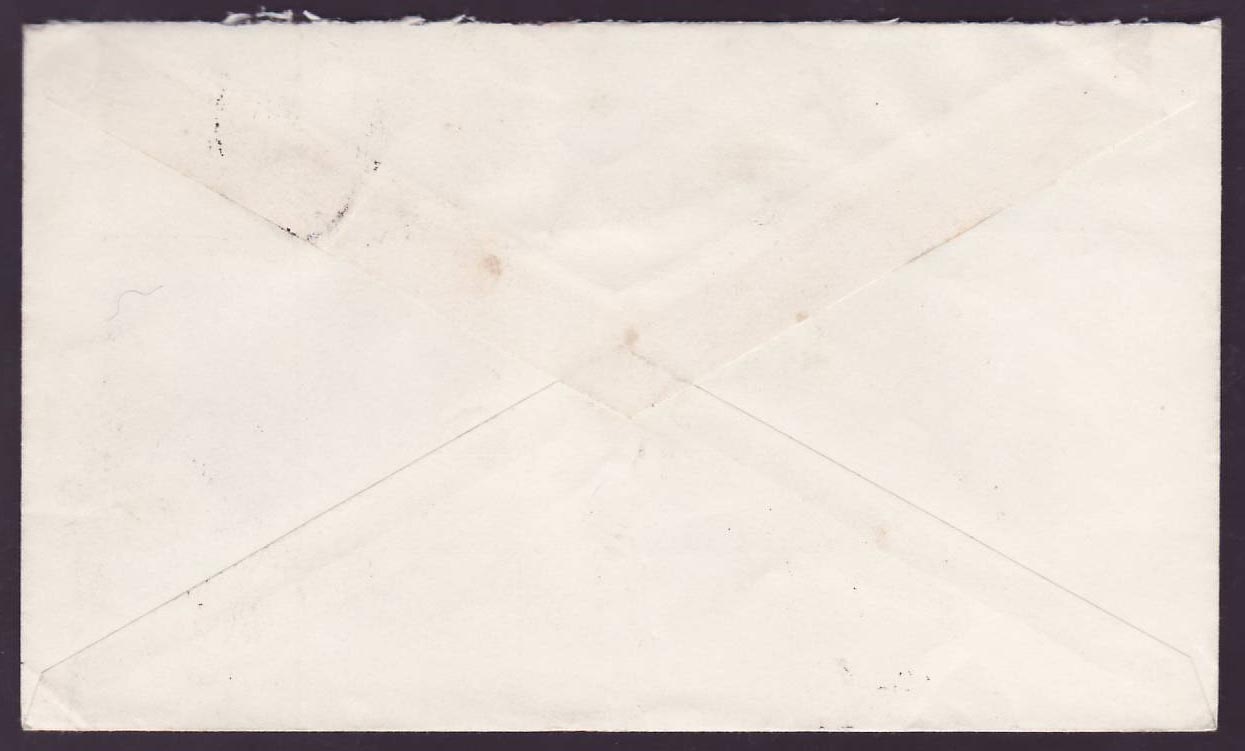 St Lucia Lucie Cover small office to Castries 1972 — Rückseite