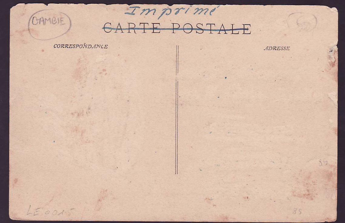 CPA Gambie Groupe d'indigenes a Yarbutenda — Rückseite