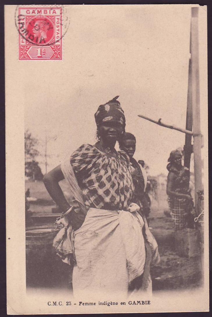 CPA Gambie Femme indigene