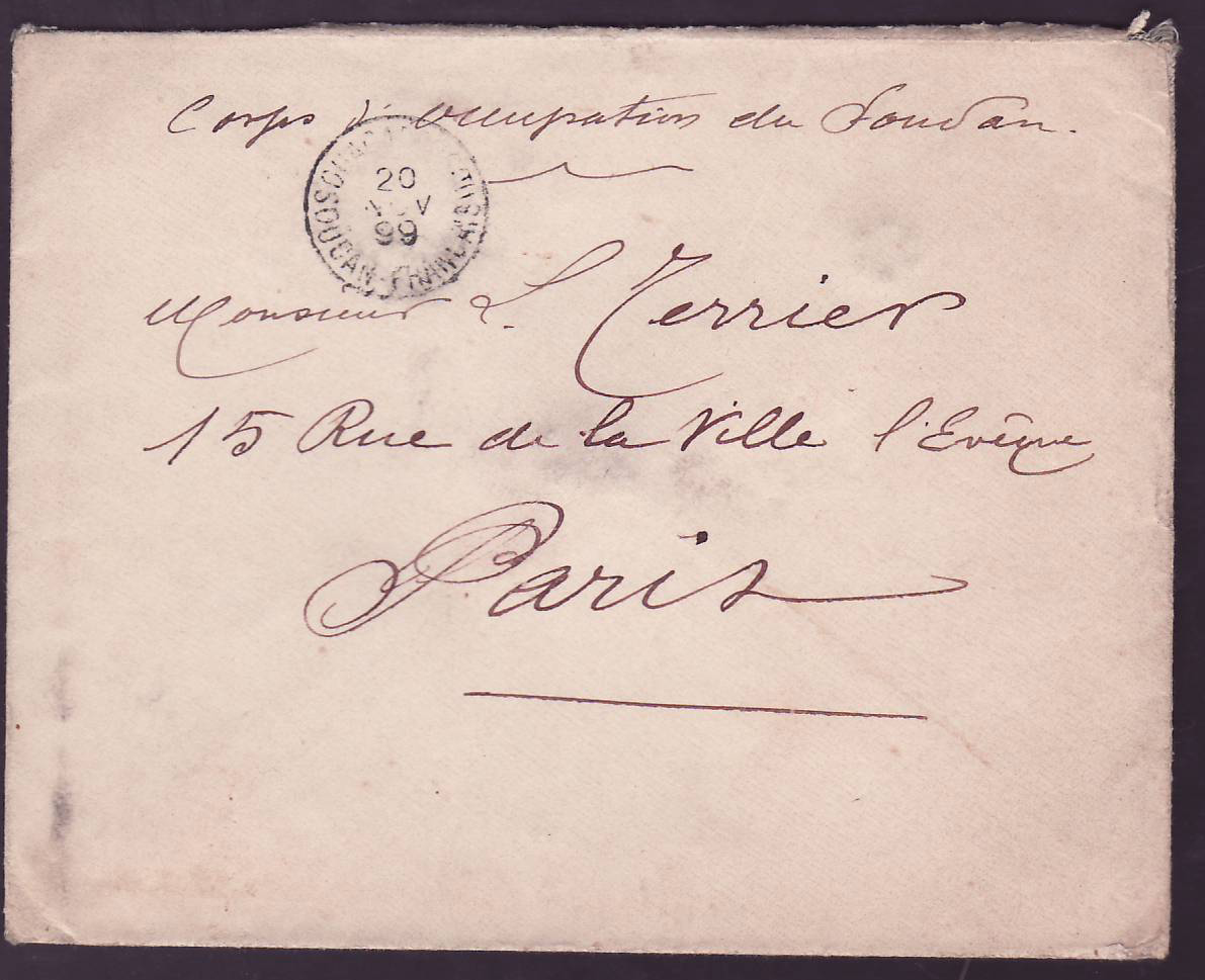 Soudan Lettre Franchise Militaire Bon cachet Ouagadougou 20 NOV 99 pour Ville l'Eveque  Paris  France Kayes