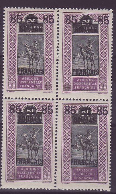 Soudan n°41 Chamelier bloc de 4 ** Neuf sans charniere TTB