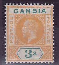 Gambia Gambie KGV 3s SG 101 in u/m ** 