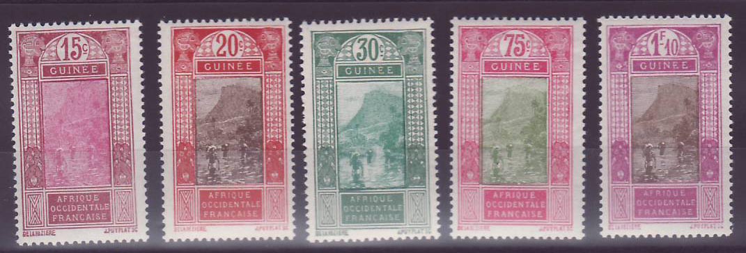 Guinee 107 a 111 ** Sans charniere Gue de Kitim TTB