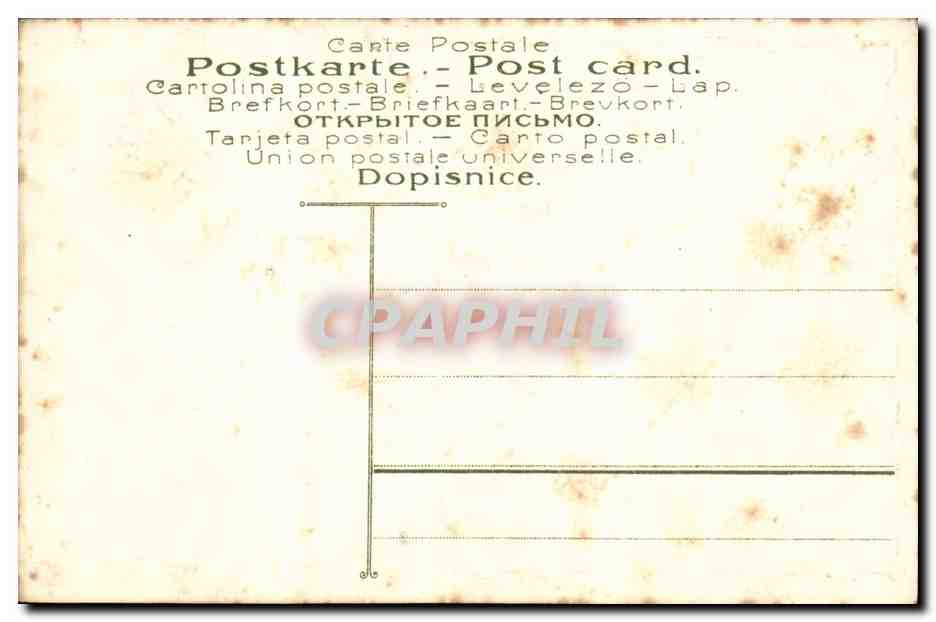 CPA Fantaisie Fleurs Colombes  — Verso
