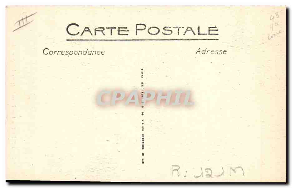 CPA Dentelle Une Dentelliere du Puy  — Verso