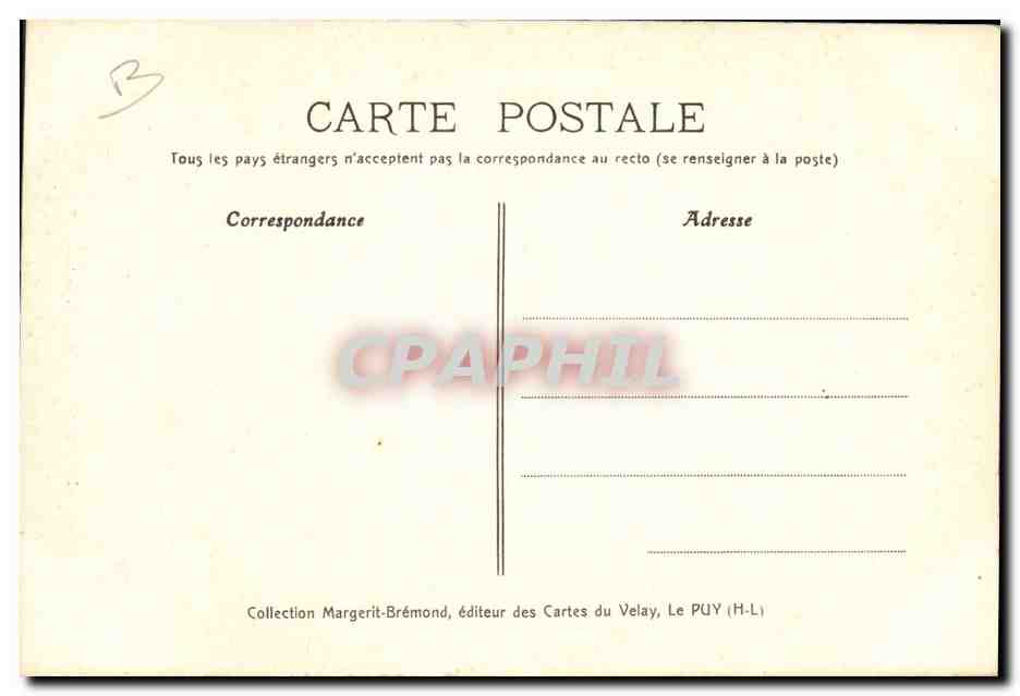 CPA Dentelle Dentelliere Le Velay Deux vieilles dentellieres  — Verso