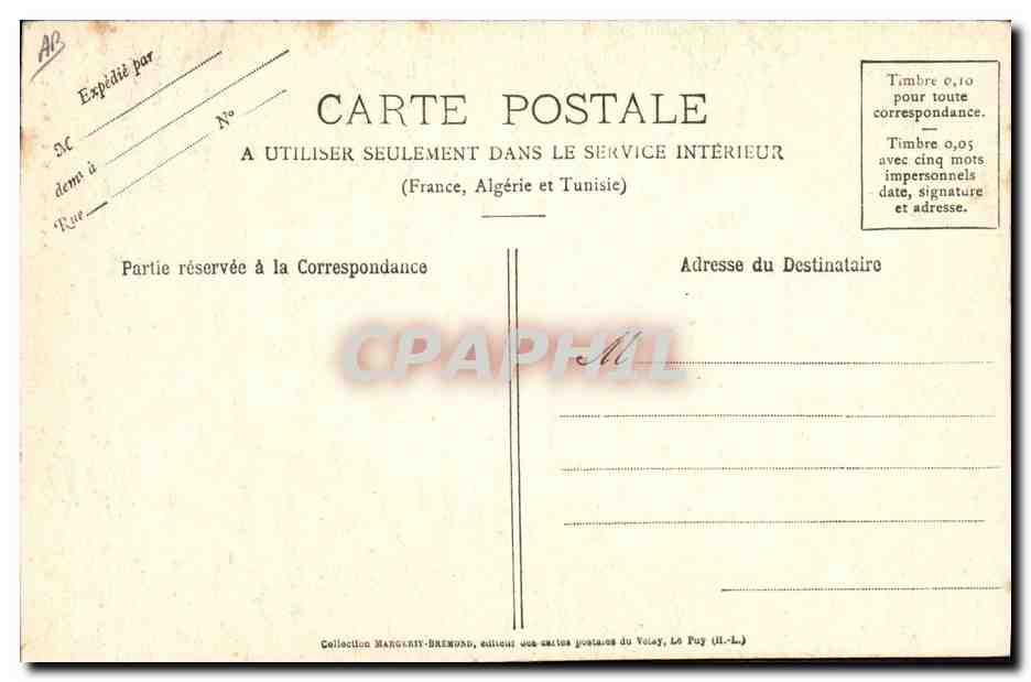 CPA Dentelle Dentelliere Craponne Dentelliere de l'Arzon et son eleve  — Verso