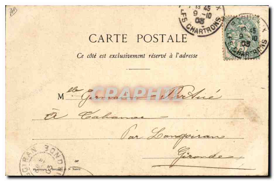 CPA Dentelle Dentelliere Le Puy  — Verso