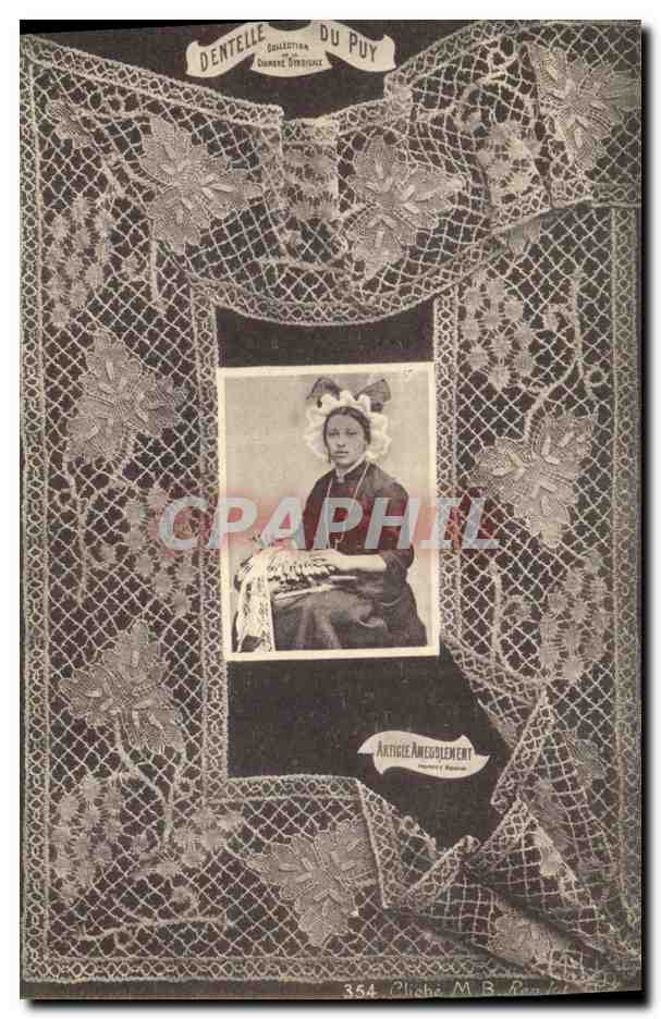 CPA Dentelle Dentelliere Le Puy 