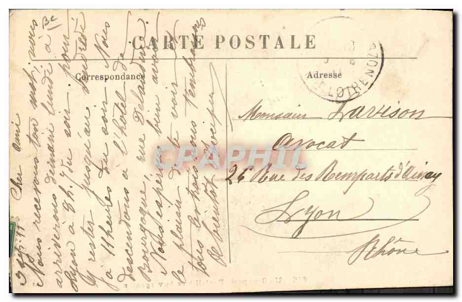Un Groupe de Dentellières Auvergnates — 885 — Éditeur non visible — Verso