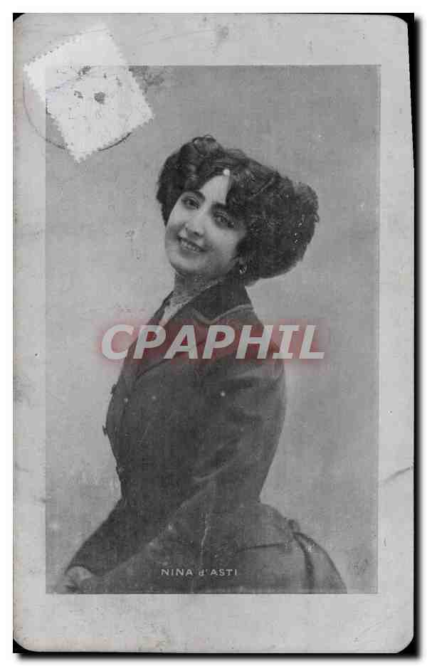 Nina d'Asti — Retrato de la cantante — editor desconocido, número de serie no visible