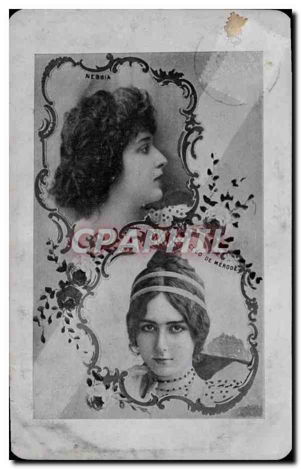 Deux portraits de femmes — Néboïa et Élo de Mérode — éditeur anonyme
