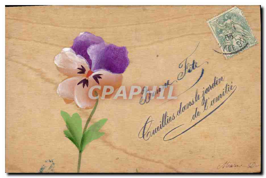Poisson — Fleurs cueillies dans le jardin de l'amitié — Éditeur non visible