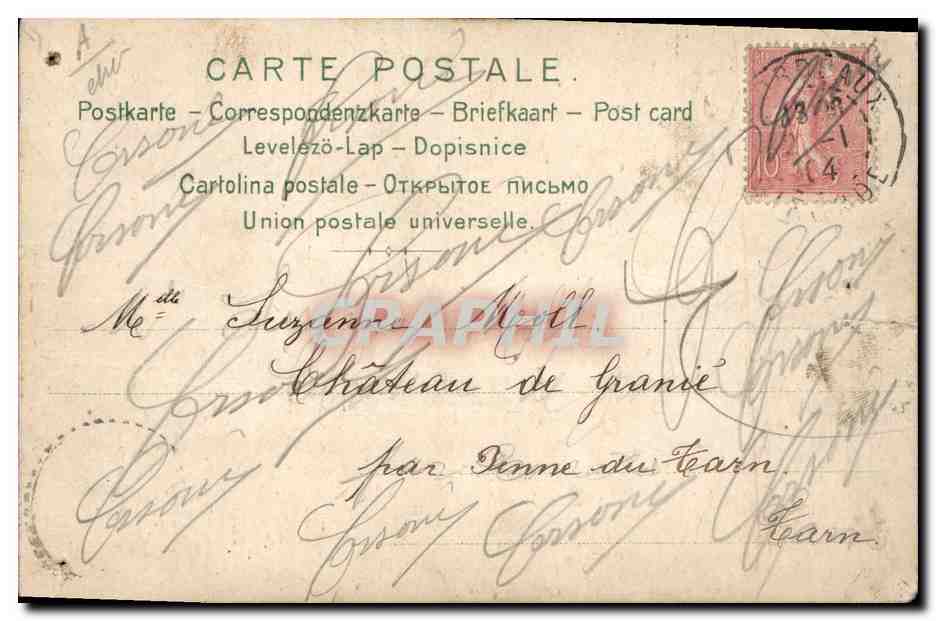 Fleur de trèfle — dessin sur bois — Charles Orson — Back