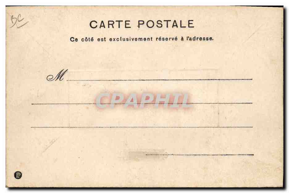 Cabin dans la forêt — scène hivernale — éditeur DEPT — Rückseite