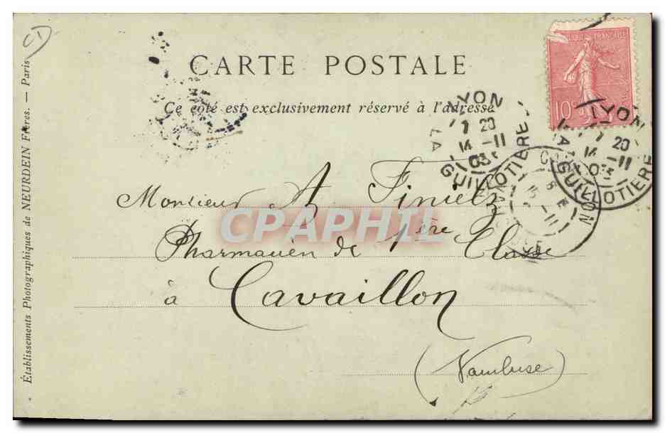 Claudine à l'école — Théâtre des Bouffes-Parisiens — Imp. Phot. Neurdein Frères, Paris — Reverso