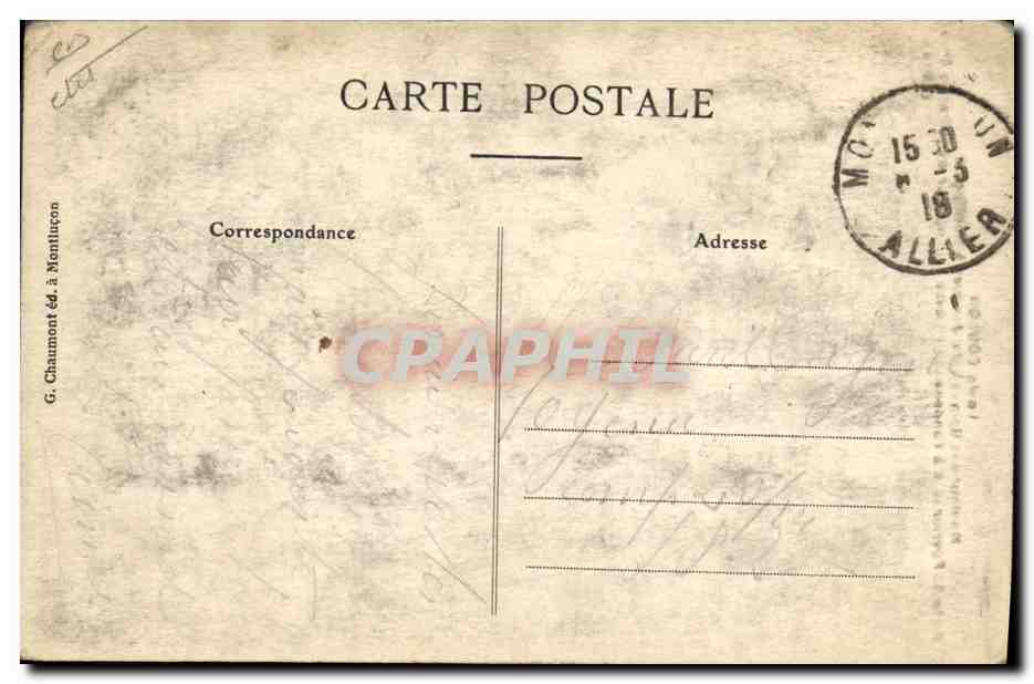 CPA Louis Coulon Mouleur aux usines Saint Jacques a Montlucon Vandenesse Barbe de 3 metres — Reverso