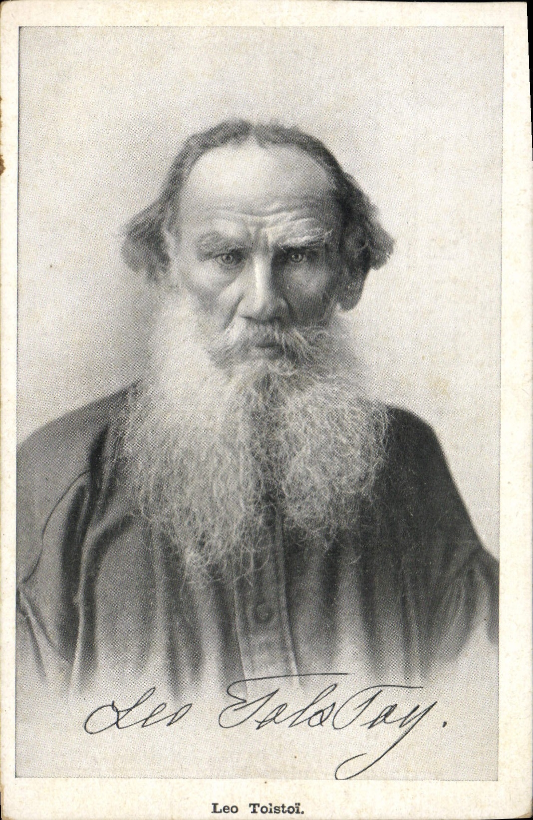 Leo Tolstoï — portrait — Collection de la Petite République, Paris