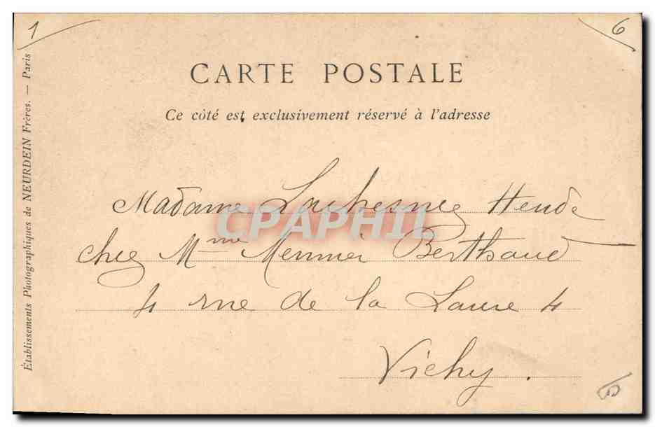 Claudine à Paris — Théâtre des Bouffes-Parisiens — Imp. Phot. Neurdein Frères, Paris, n°123 — Reverso