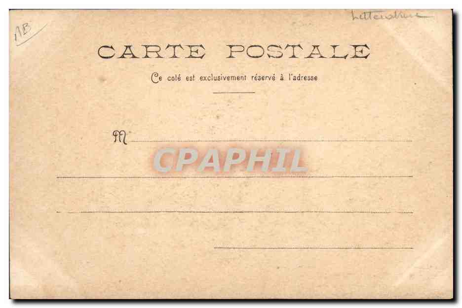 CPA Edmond Rostand Auteur de l'Aiglon  — Verso