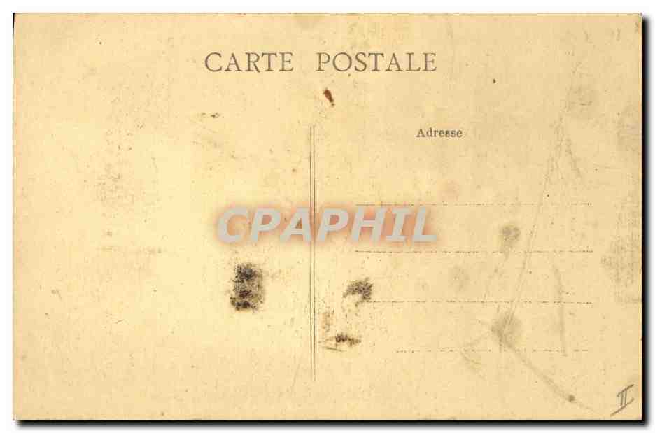 CPA George Sand Baronne Dudevant  — Verso