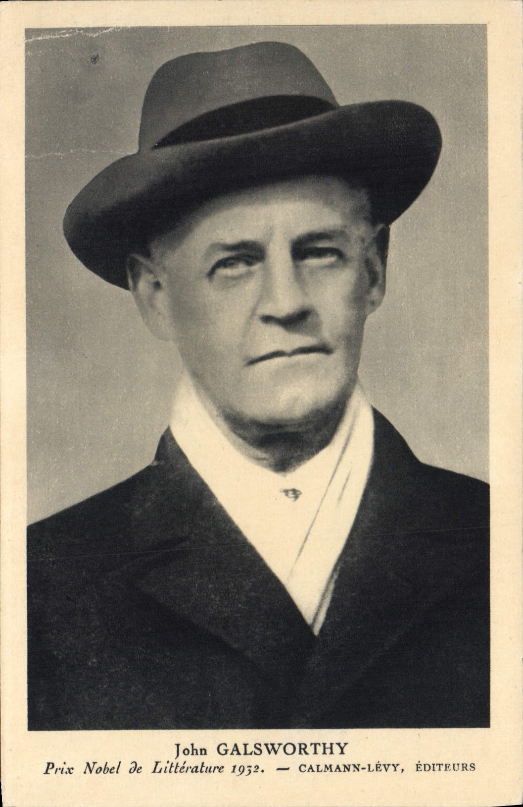 John Galsworthy — Prix Nobel de Littérature 1952 — Calmann-Lévy, Éditeurs