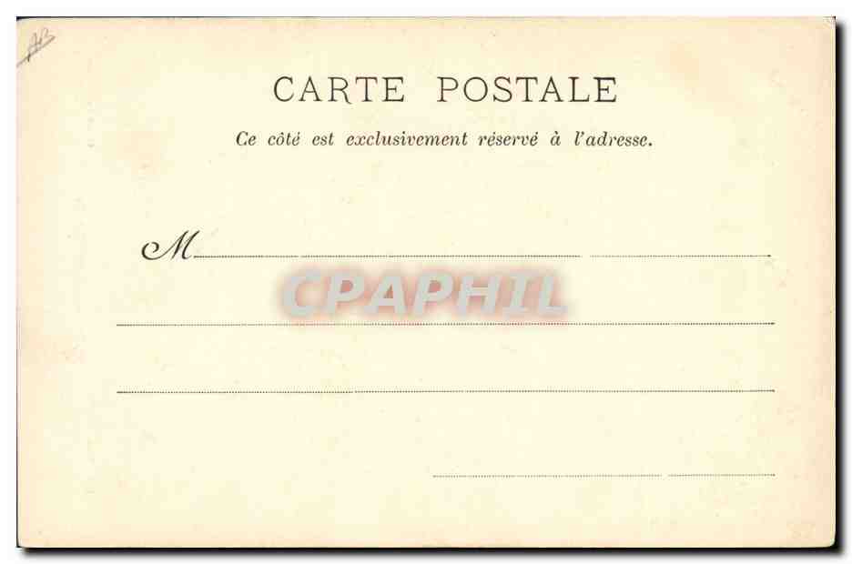 CPA Edmond Rostand Auteur de l'Aiglon  — Verso