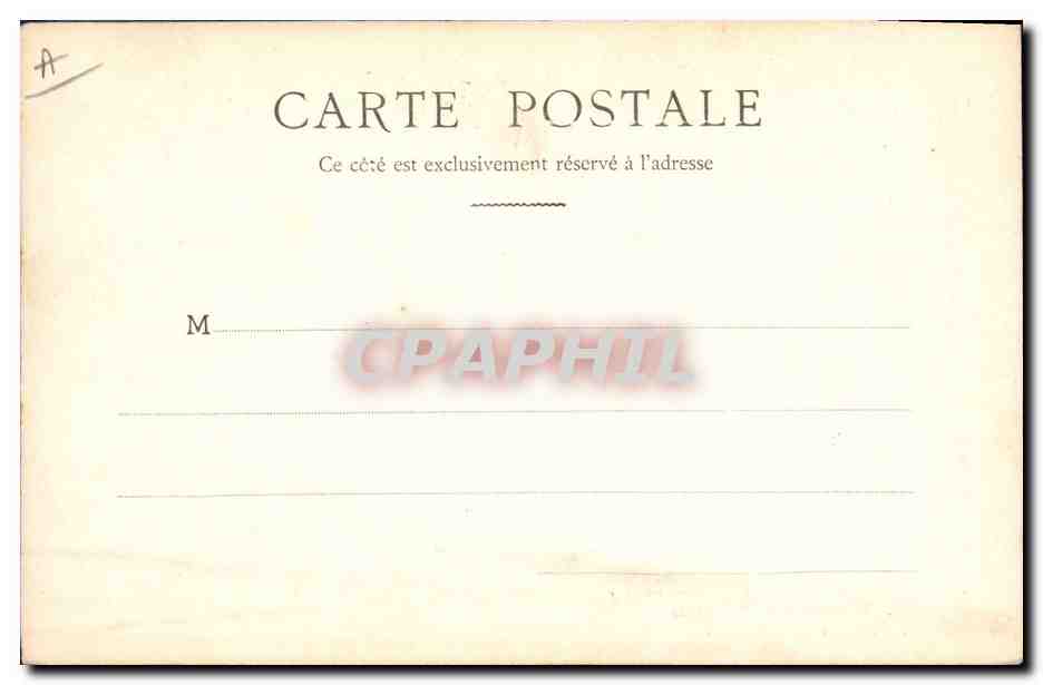 CPA Edmond Rostand Auteur de l'Aiglon  — Verso