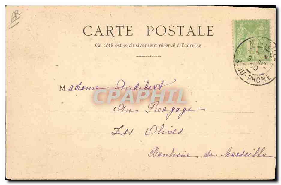 CPA Edmond Rostand Auteur de l'Aiglon  — Verso