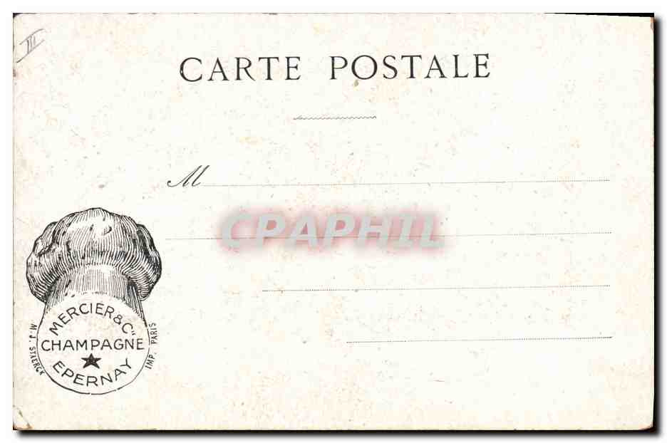 CPA Boileau Racine Moliere  — Verso