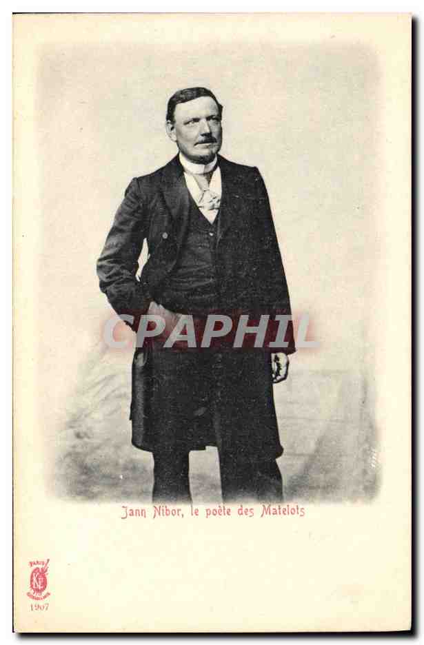 CPA Jann Nibor Le poete des Matelots 