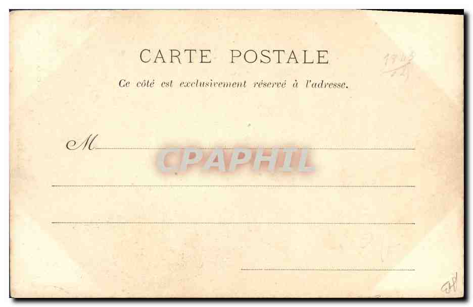CPA Edmond Rostand Auteur de l'Aiglon  — Verso