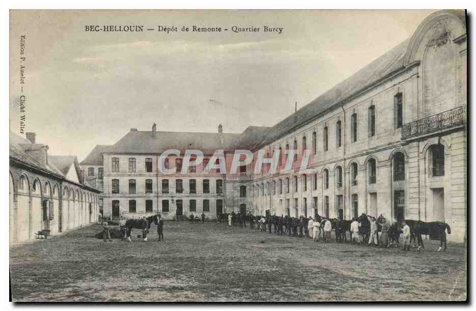 Bec-Hellouin — Dépôt de Remonte — Quartier Burcy — Édition P. Amador