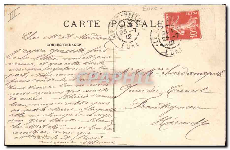 Bec-Hellouin — Dépôt de Remonte — Quartier Burcy — Édition P. Amador — Reverso