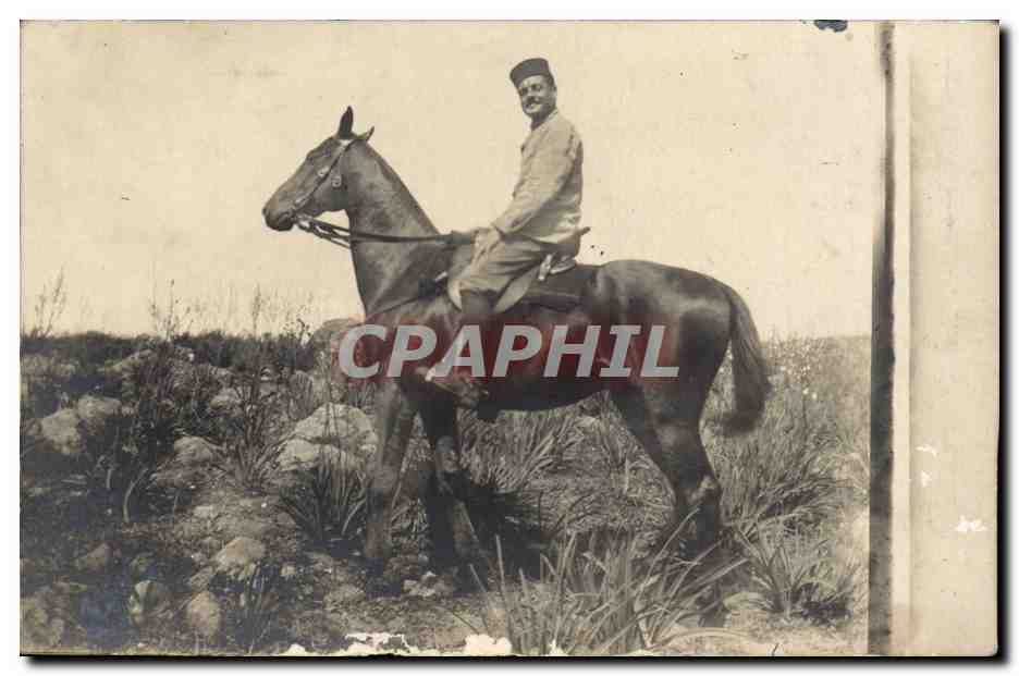 Homme à cheval — Égypte — éditeur inconnu