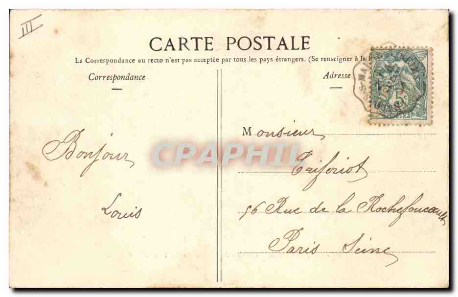 CPA Cheval Equitation Hippisme Camp de Chalons Quartier du 6eme escadron du Train Le pansage Militaria  — Verso