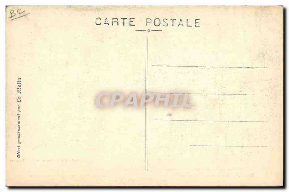 Riconoscimenti di Cavalleria — Il Generale Michel e il Generale Pau presentano i cavalli dell'Esame agli Ufficiali generali della Missione Giapponese — Fototipia A. Thiriat e Cie - Toulouse — Verso