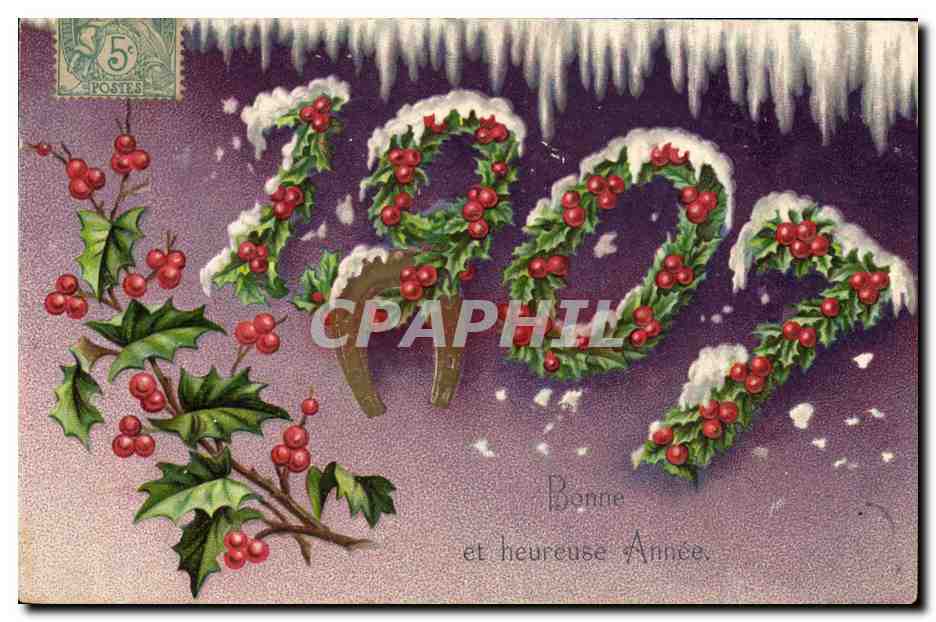 Année 1902 — Vœux de bonne année — Éditeur non identifié