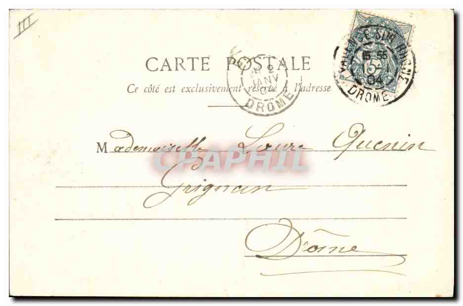 Femme en couronne de 1904 — Phototypie A. Beaubert & Cie, Nancy — N° de série non visible — Rückseite