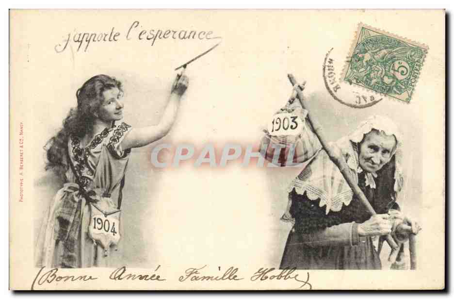 Je rapporte l'espérance — 1903/1904 — Photographe A. Besselet & Cie, Mâcon