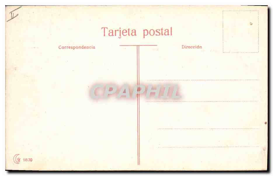 CPA Corrida Course de taureaux El arrastre  — Rückseite